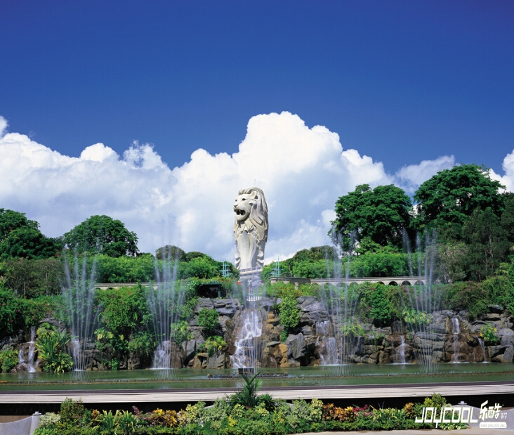 圣淘沙的鱼尾狮