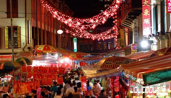 探访新加坡牛车水唐人街