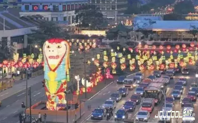 新加坡牛车水2300花灯庆中秋