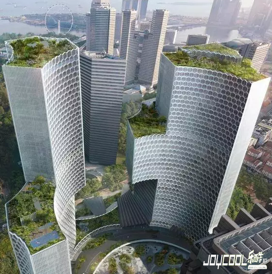 新加坡双塔DUO建筑,新加坡游学