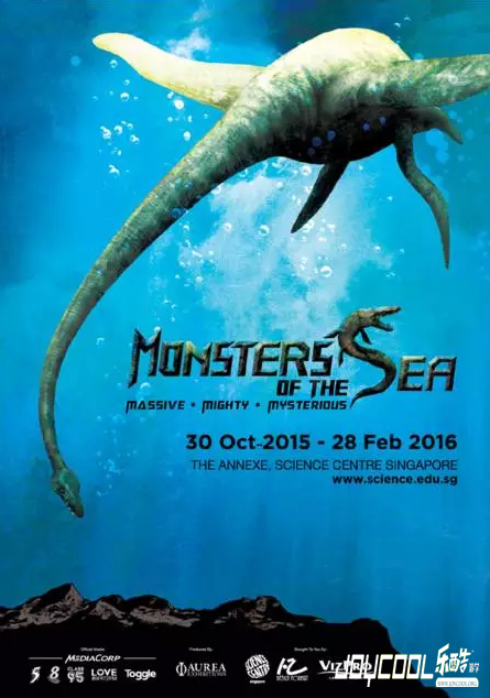 新加坡科学馆办全球首个机械海底怪兽展览