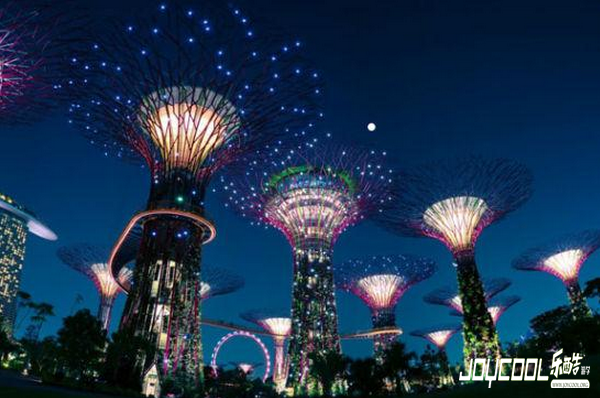 值得打飞的观看的新加坡绝色夜景