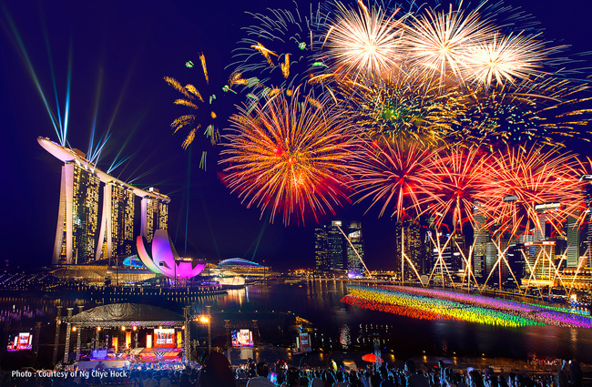 2016新加坡跨年烟火