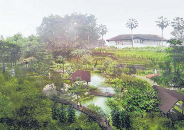 植物园增建东南亚民俗植物园地